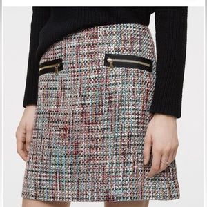 Loft tweed short skirt